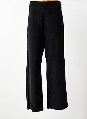 Pantalon large fermeture zip latéral taille haute noir PRINCESSE NOMADE femme