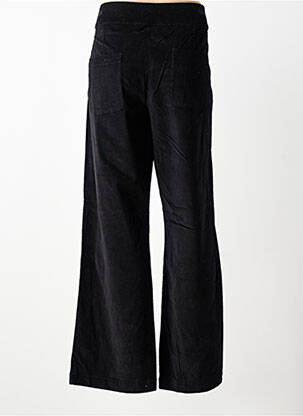 Pantalon large fermeture zip latéral taille haute noir PRINCESSE NOMADE femme