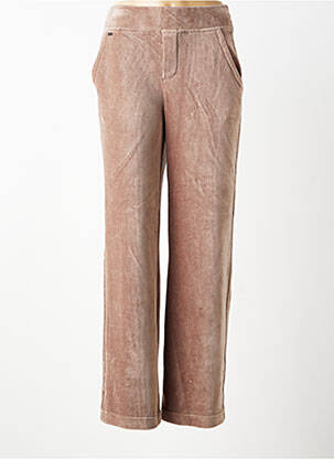 Pantalon droit stretch taille normale marron STREET ONE femme