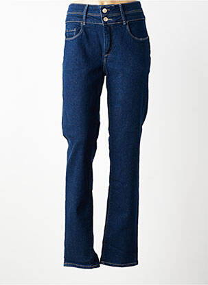 Jeans coupe slim tissage brut taille normale bleu TIFFOSI femme
