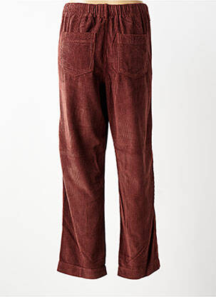 Pantalon droit stretch taille normale marron KANOPE femme