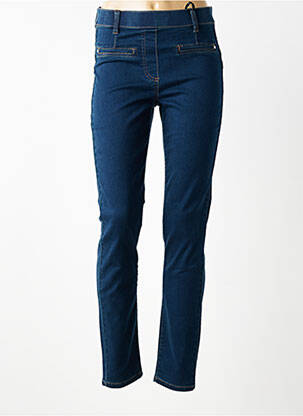 Jegging tissage brut taille normale bleu JULIE GUERLANDE femme