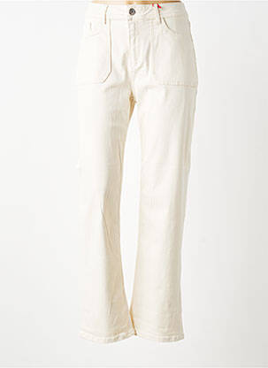 Jeans coupe droite taille normale taille normale beige STREET ONE femme