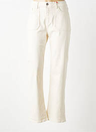 Jeans coupe droite taille normale taille normale beige STREET ONE femme