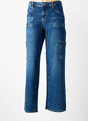 Jeans coupe droite stretch taille normale bleu STREET ONE femme