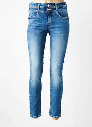 Jeans coupe slim stretch taille normale bleu STREET ONE femme