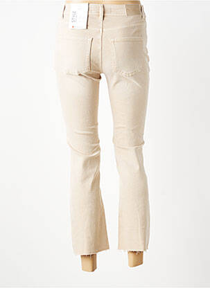 Jeans coupe droite stretch taille normale beige STREET ONE femme