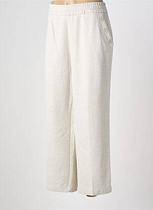 Pantalon large poches taille normale beige STREET ONE femme