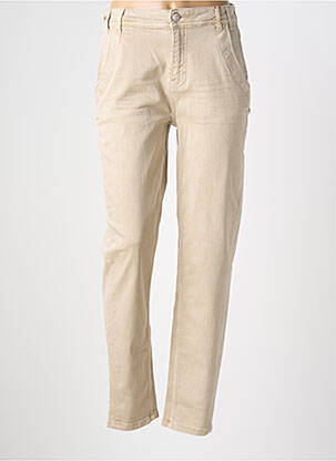 Jean coupe mom poches taille normale beige STREET ONE femme