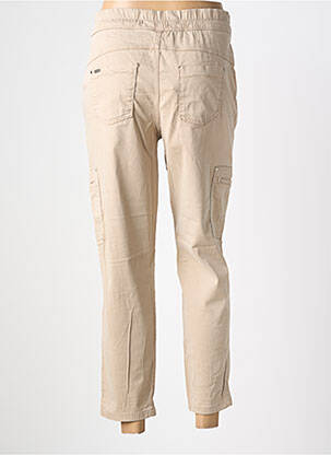 Pantalon 7/8 stretch taille normale beige STREET ONE femme