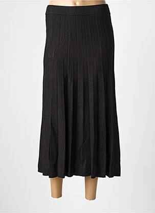 Jupe longue coupe droite noir TIFFOSI femme