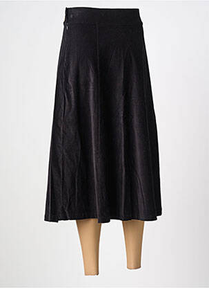 Jupe longue coupe droite noir PRINCESSE NOMADE femme