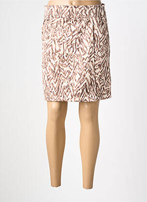Jupe courte poches beige STREET ONE femme
