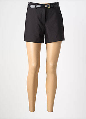 Short fermeture zippée sous rabat avec crochet taille normale noir TIFFOSI femme