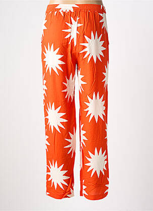 Pantalon large poches taille normale orange COMPAÑIA FANTASTICA femme