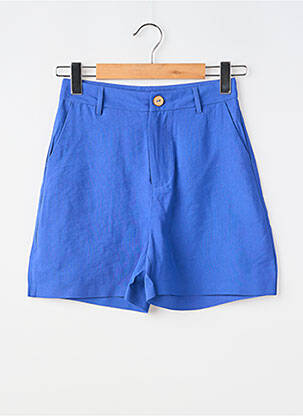 Short fermeture zippée sous rabat boutonné taille normale bleu TIFFOSI femme