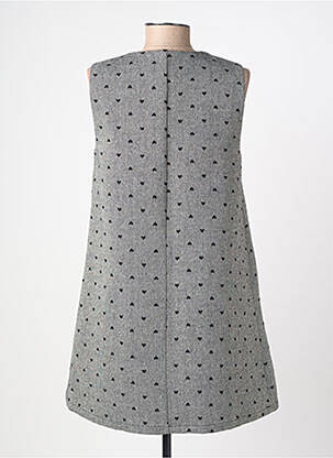 Robe courte sans manche sans manche gris COMPAÑIA FANTASTICA femme