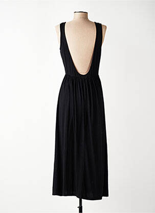 Robe longue sans manche sans manche noir 3S. X RÉÉDITION 1981 femme