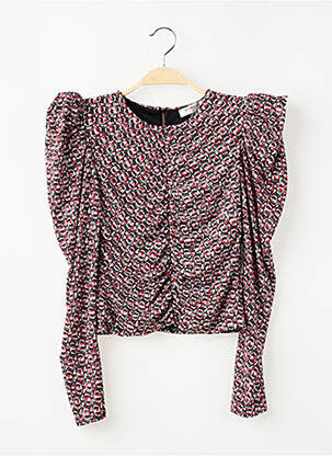 Top imprimé fantaisie manches longues rouge BOBO CHOSES femme