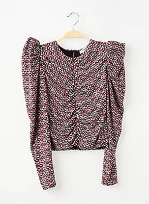 Top imprimé fantaisie manches longues rouge BOBO CHOSES femme