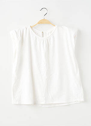 T-shirt coupe droite manches courtes beige BA&SH femme