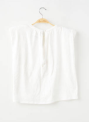 T-shirt coupe droite manches courtes beige BA&SH femme
