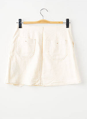 Jupe courte poches beige ZARA femme