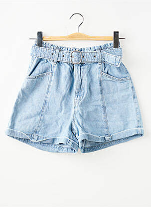 Short tissage denim taille normale bleu MANGO femme