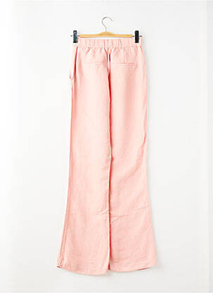 Pantalon flare taille normale taille normale rose H&M femme