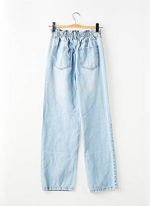 Jeans coupe droite taille haute taille haute bleu KIABI femme