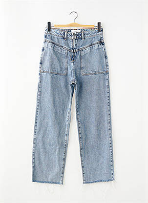 Jeans coupe slim stretch taille haute bleu BA&SH femme