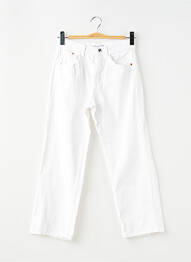 Jean coupe mom  taille haute blanc STRADIVARIUS femme