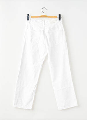 Jean coupe mom  taille haute blanc STRADIVARIUS femme