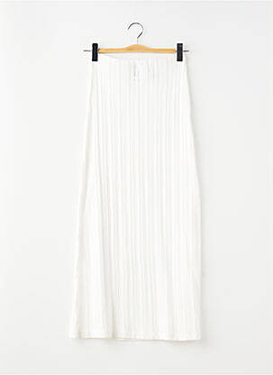 Jupe longue taille normale blanc DIVIDED H&M femme