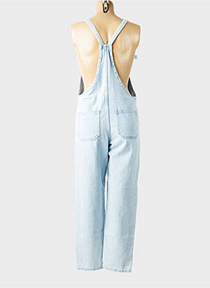 Salopette coupe cintrée fines bretelles bleu MANGO femme
