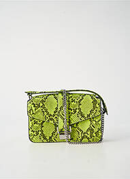 Sac fermeture rabat pressionné vert ZARA femme