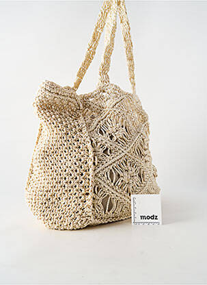 Sac poignée 2 anses de portée forme rectangulaire or STRADIVARIUS femme
