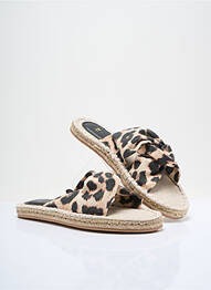 Mules/sabots bout ouvert talon plat jusqu'à 3cm beige H&M femme