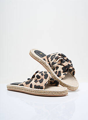 Mules/sabots bout ouvert talon plat jusqu'à 3cm beige H&M femme
