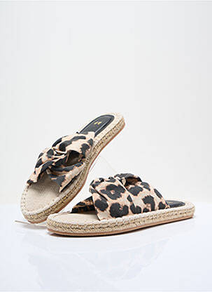 Mules/sabots bout ouvert talon plat jusqu'à 3cm beige H&M femme