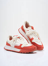 Baskets bout rond talon plat jusqu'à 3cm rouge ZARA femme