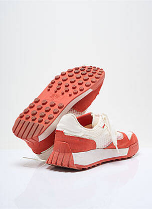 Baskets bout rond talon plat jusqu'à 3cm rouge ZARA femme