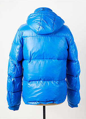 Doudoune poches a capuche bleu DAYTONA homme