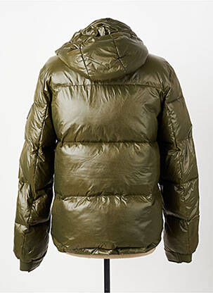 Doudoune poches a capuche vert DAYTONA homme