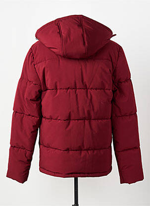 Doudoune poches a capuche rouge DAYTONA homme