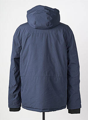 Doudoune manches longues a capuche bleu DAYTONA homme