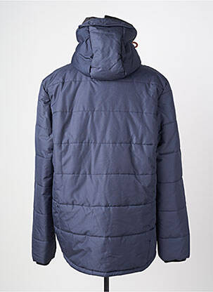 Doudoune poches a capuche bleu DAYTONA homme