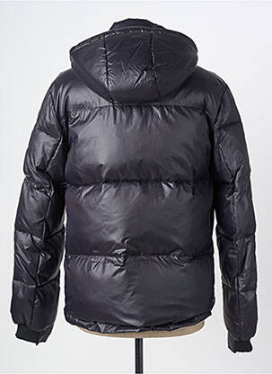 Doudoune poches a capuche noir DAYTONA homme