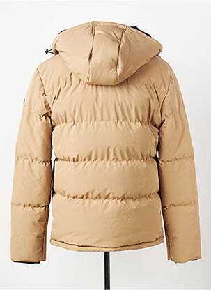 Doudoune poches a capuche marron DAYTONA homme