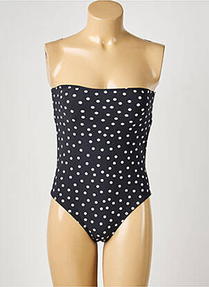 Maillot de bain 1 pièce haut bandeau haut bandeau noir ZARA femme